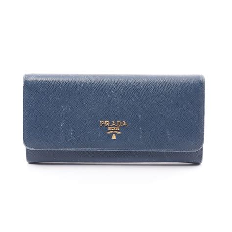 prada saffiano bifold wallet blue|prada saffiano wallet sale.